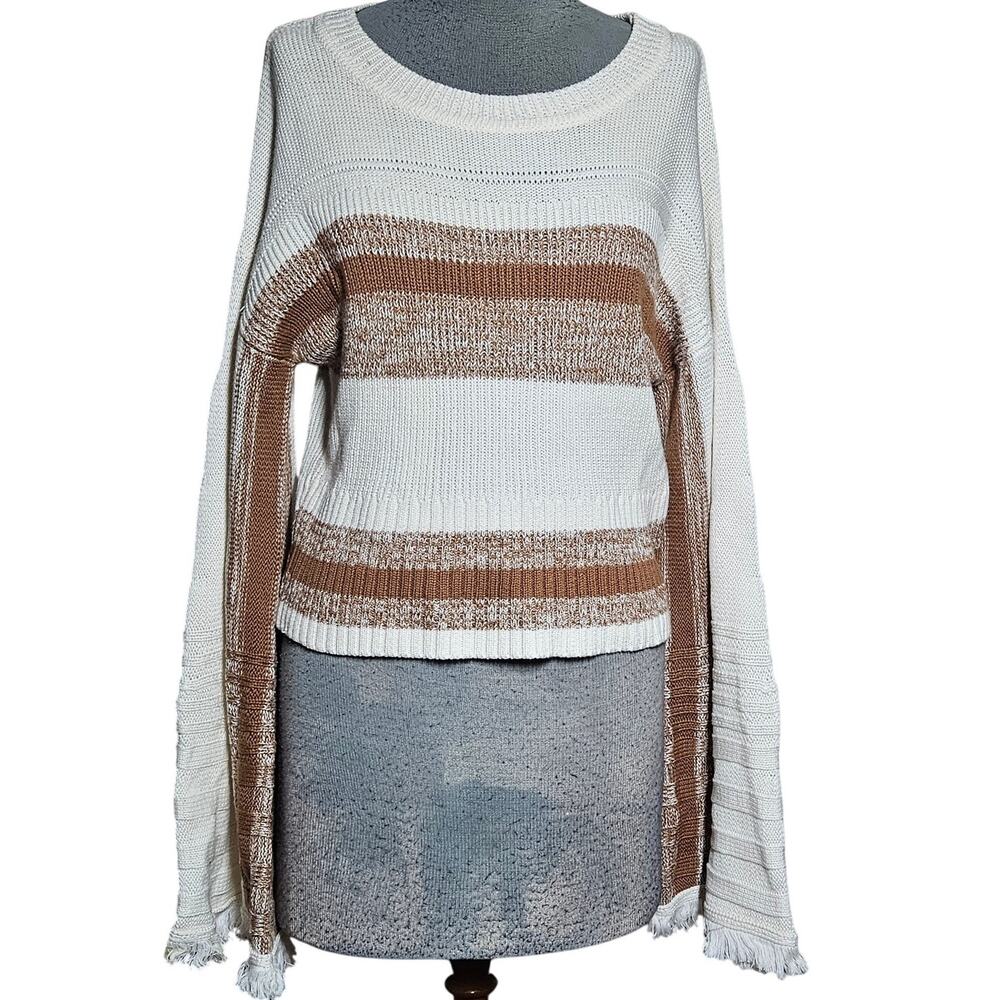 Minkpink Cream Sweater Size Small